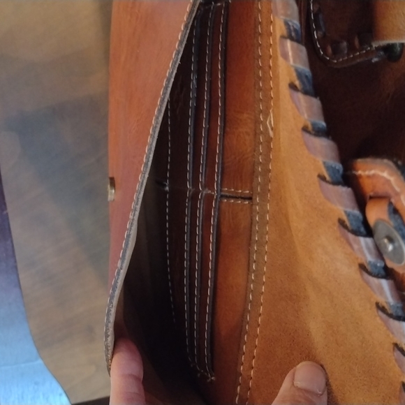 EUC Patricia Nash Burnished Tool Collection Satchel - Picture 9 of 14